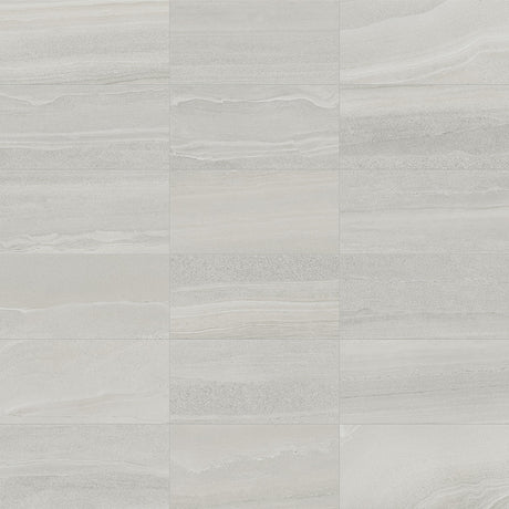 12 x 24 in. Davenport Ash Matte Pressed Glazed Porcelain Wall Tile - BUILDMYPLACE