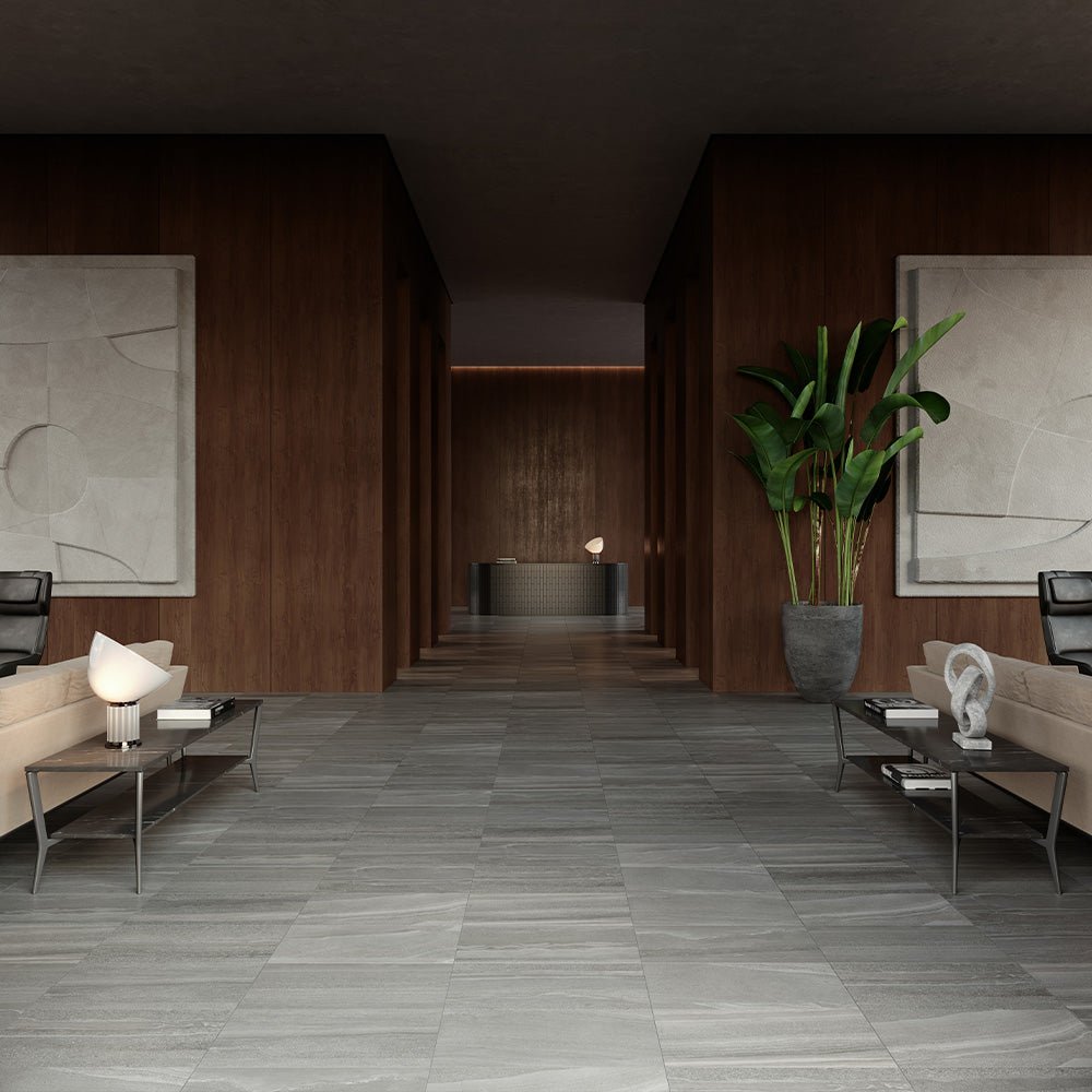 12 x 24 in. Davenport Mica Pressed Glazed Matte Porcelain Wall Tile - BUILDMYPLACE