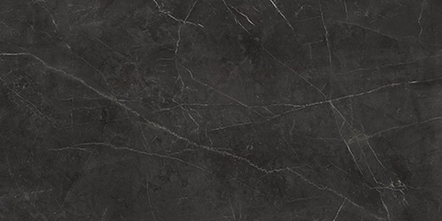 12 X 24 In La Marca Nero Venato Honed Rectified Glazed Porcelain - BUILDMYPLACE