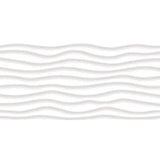 12 x 24 in. Linea White Oblique Glossy Rectified Glazed Ceramic Wall Tile - BUILDMYPLACE