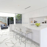 12 X 24 In Mayfair Calacatta Oro Polished Rectified Glazed Porcelain Tile - BUILDMYPLACE