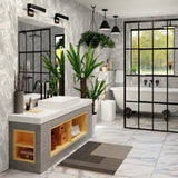 12 x 24 in. Mayfair Stella Argento Matte Rectified Glazed Porcelain Wall Tile - BUILDMYPLACE