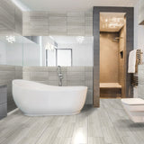 12 x 24 in. Mayfair Suave Bianco Polished Rectified Glazed Porcelain Tile - BUILDMYPLACE