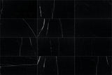 12 x 24 in. Nero Marquina Black Polished Marble Tile - BUILDMYPLACE