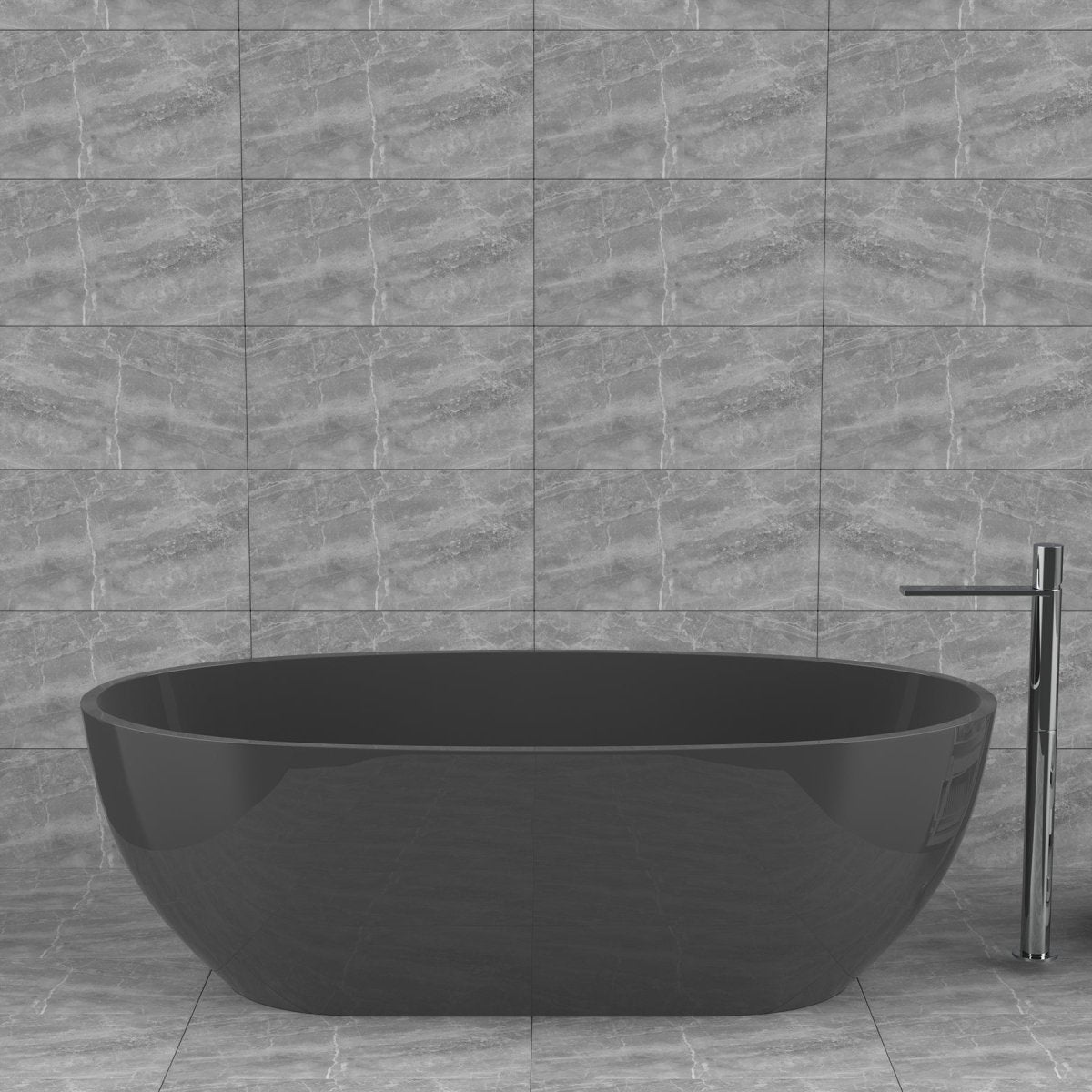 12 x 24 in. Plata Perla Grigia Matte Rectified Glazed Porcelain floor/wall Tile - BUILDMYPLACE