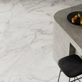 12 x 24 in. Plata Statuario Brina Matte Rectified Glazed Porcelain wall Tile - BUILDMYPLACE