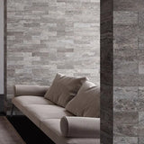 12 X 24 In Silver Ash Filled & Honed Veincut Travertine - BUILDMYPLACE