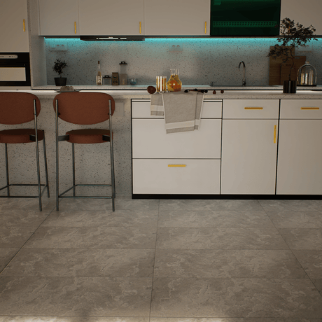 12 x 24 in Veneta Argento Matte Pressed Glazed Porcelain Tile - BUILDMYPLACE