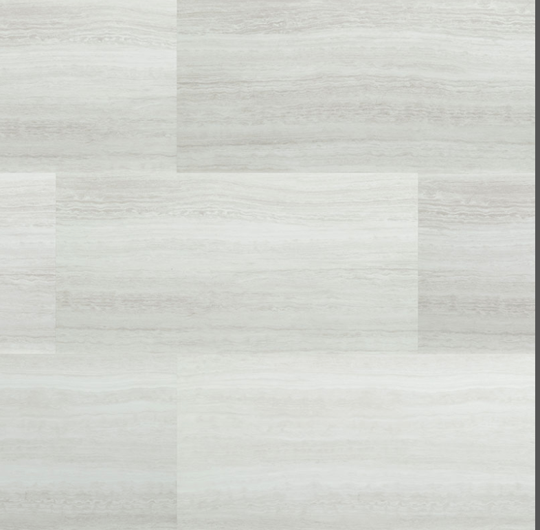 12" X 24" White Ocean Luxury Vinyl Tile (19.37 Sq Ft/Box) - BUILDMYPLACE