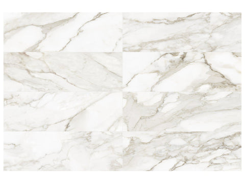 12 X 36 In Raffino Calacatta Dolce Matte Rectified Glazed Ceramic