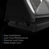 120 Watt LED Wall Pack, 5700K, Bronze Finish, 420 W Equivalent, Forward Throw, 15,194 Lumens, Pack Lights - Exterior Wall Lighting - BUILDMYPLACE