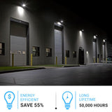 120 Watt LED Wall Pack, 5700K, Bronze Finish, 420 W Equivalent, Forward Throw, 15,194 Lumens, Pack Lights - Exterior Wall Lighting - BUILDMYPLACE