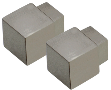 Dural Squareline Trim Int. and Ext. corner - Square Nickel - Anodized - Tile Edge Trim 2 Pc. | DPSAE 90-T-Y/2