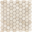 1.25 In Hexagon Impero Reale Polished Marble Mosaic - BUILDMYPLACE