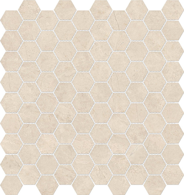 1.25 In Hexagon Mayfair Allure Polished Glazed Porcelain Mosaic - BUILDMYPLACE