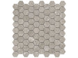 1.25 In Hexagon Ritz Gray Honed Marble Mosaic - BUILDMYPLACE