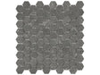 1.25 In Hexagon Stark Carbon Polished Marble Mosaic - BUILDMYPLACE