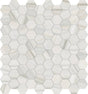 1.25 in. Mayfair Zebrino Hexagon Polished Glazed Porcelain Mosaic - BUILDMYPLACE