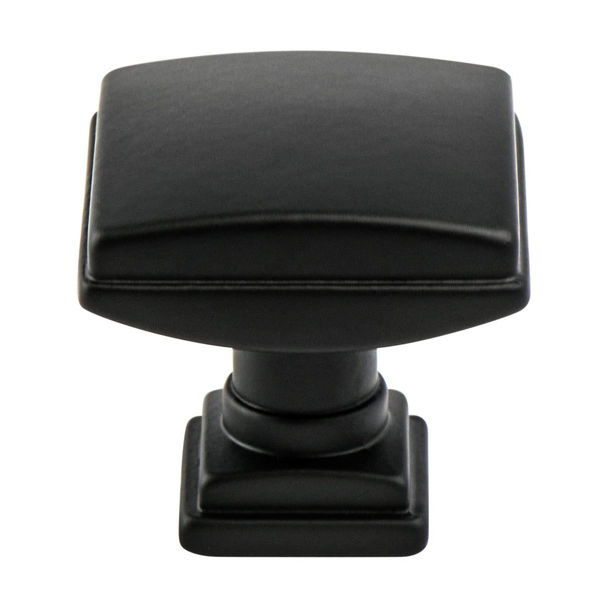 Tailored Traditional Matte Black Knob