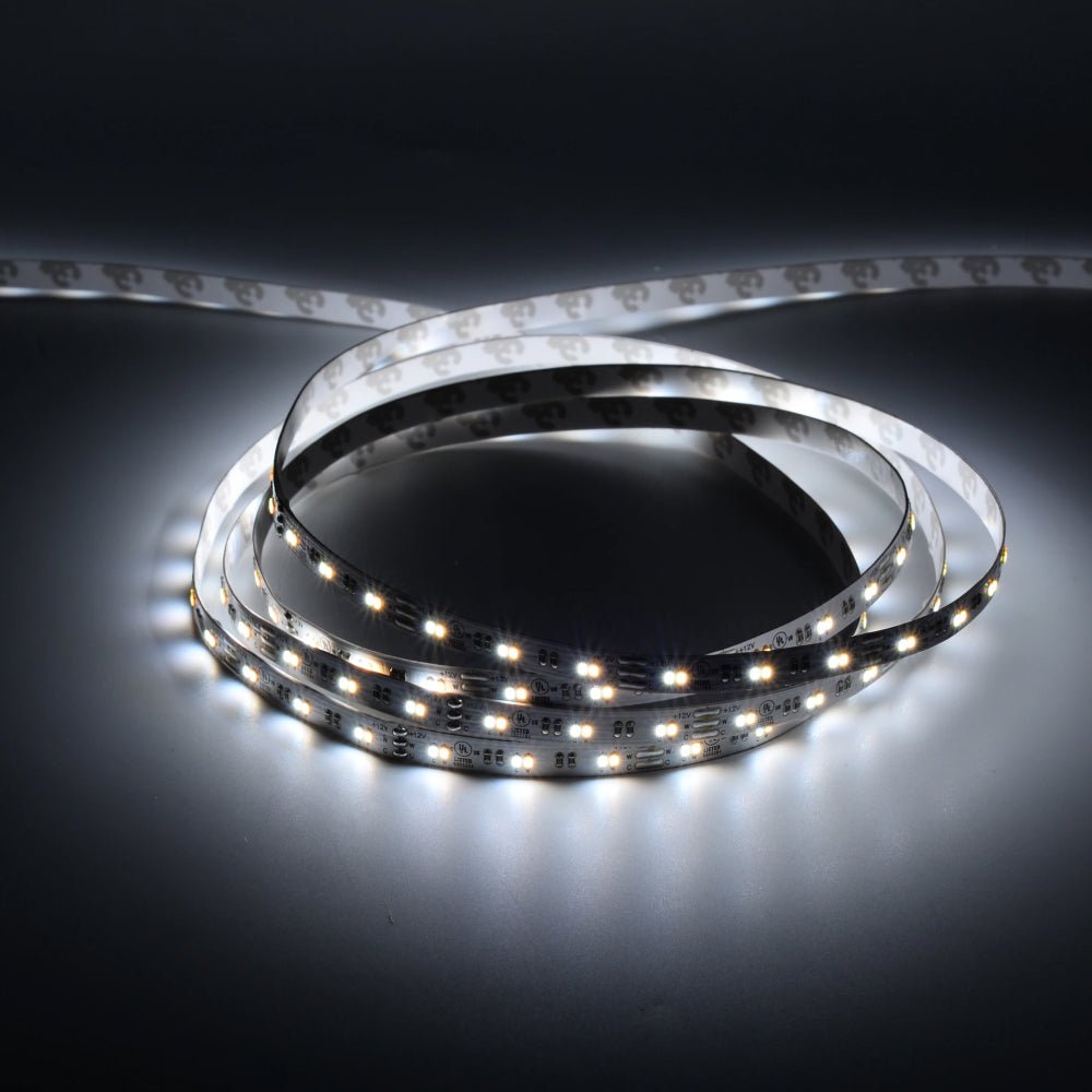 12V White LED Tape Light - Dimmable - IP20 - Dynamic Tunable Strip Light - BUILDMYPLACE