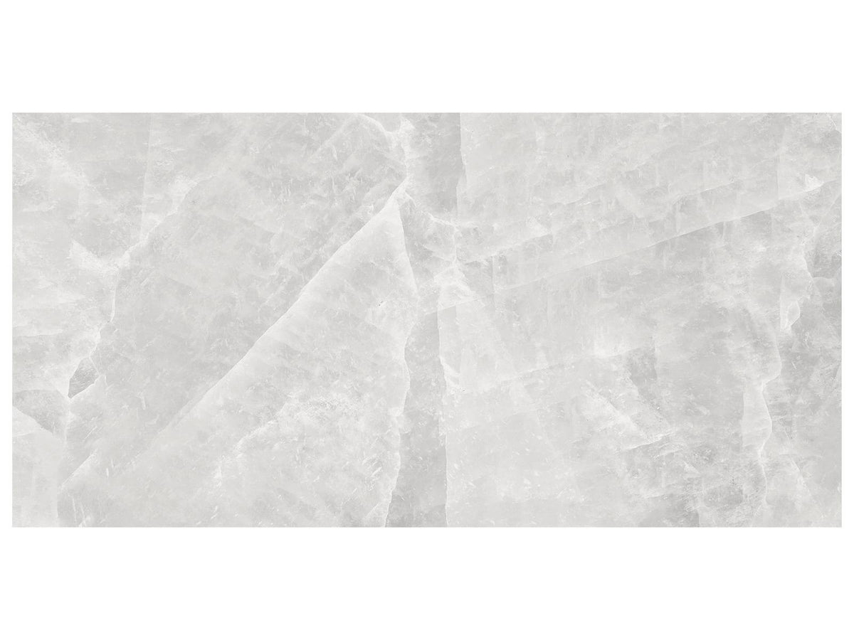 12 x 24 in Majesto Crystal Bianco Polished Rectified Colorsync Porcelain Tile