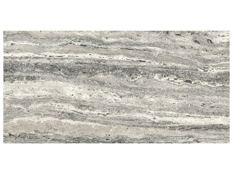 12 x 24 in Majesto Travertino Titanium Honed Rectified Colorsync Porcelain Tile