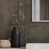 13 X 13 In Cinq Brown Matte Pressed Glazed Ceramic - BUILDMYPLACE