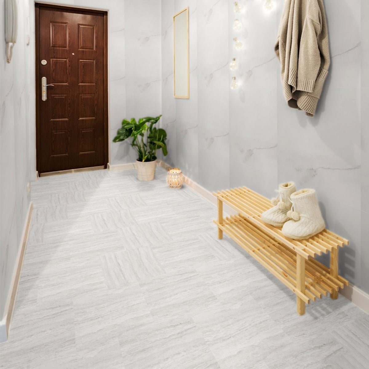 13 X 13 In Precept Ivory Matte Pressed Glazed Porcelain - BUILDMYPLACE