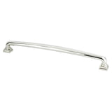 Tailored Traditional 12 inch CC Polished Nickel Appliance Pull