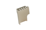 SQUARESTEP LED Endcap right - 7/16 - champagne anodized - aluminum