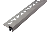 SQUARESTEP -LED – Stair nosing profile - 7/16 in. H x 11/16 in. W - nickel Anodized -Anti-slip step profile