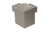 SQUARESTEP LED External corner - 7/16 - nickel anodized - aluminum
