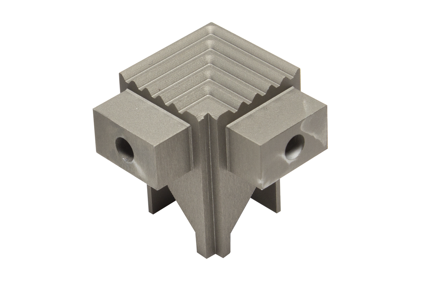 SQUARESTEP LED Internal corner - 7/16 - nickel anodized - aluminum