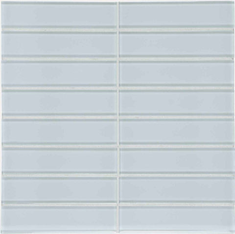 1.5 X 6 In Stacked Element Skylight Light Colors Glass Mosaic