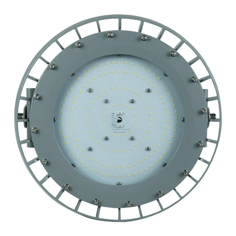 150 Watt LED Explosion Proof Round High Bay Light, B Series, Dimmable, 5000K, 20250LM, AC100 - 277V, IP66, Hazardous Location Lighting Fixtures - BUILDMYPLACE