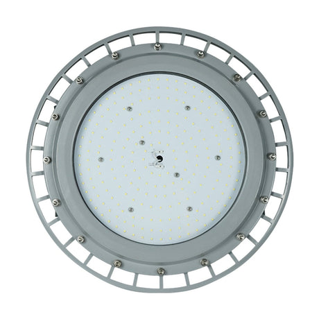 150 Watt LED Explosion Proof Round High Bay Light, C Series, Non Dimmable, 5000K, 20250LM, AC100 - 277V, IP66, Hazardous Location Lighting Fixtures - BUILDMYPLACE