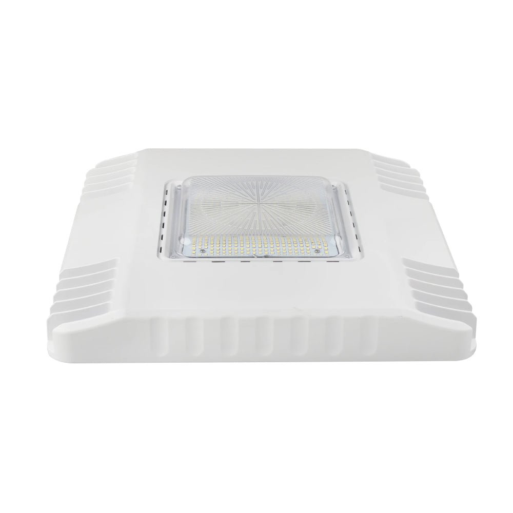 150W LED Canopy Light: 5700K, 19000LM, AC100 - 277V, DLC Premium - Recessed Surface Mount for High Bay Carports, Gas Stations, Indoor Parking, Underpasses, Loading Dock - BUILDMYPLACE