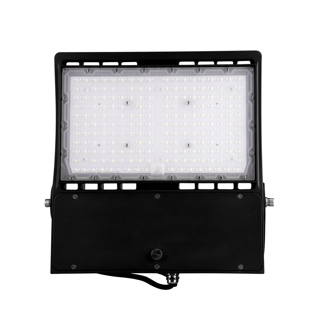 150W LED Flood Light - 400W Equivalent - Black - 21000 Lumens - 5700K - Yoke Mount - DLC Approved Floodlight - BUILDMYPLACE