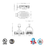 150W LED Retrofit Kits - 5700K - 20000 Lumens - DLC Retrofit Kit Light - BUILDMYPLACE