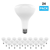 15.5W LED Light Bulbs - BR40 - 3000K Dimmable - 1100 Lm - E26 Base - Warm White - BUILDMYPLACE