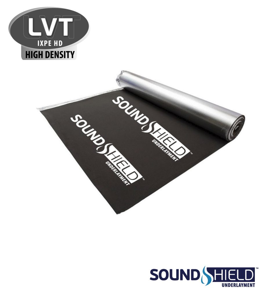 1.5MM Grey IXPE Sound Shield Underlayment - 100 Sq Ft Roll - BUILDMYPLACE