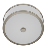 16 in. LED Flush Mount Ceiling Lights, 26W, 1142 Lumens, 5000K, 120 V, 90+ CRI, Dimmable, Brush Nickel Finish - LEDMyPlace