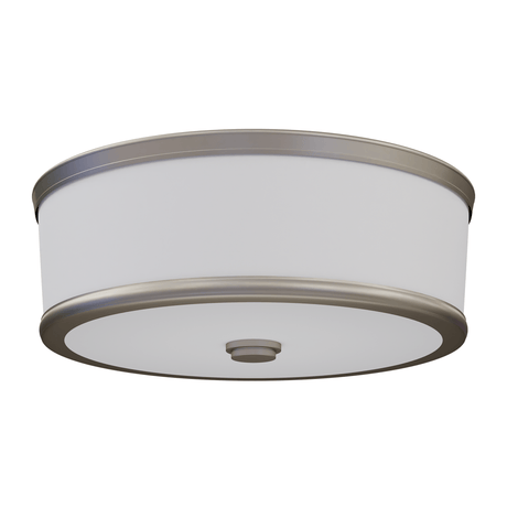 16 in. LED Flush Mount Ceiling Lights, 26W, 1142 Lumens, 5000K, 120 V, 90+ CRI, Dimmable, Brush Nickel Finish - LEDMyPlace