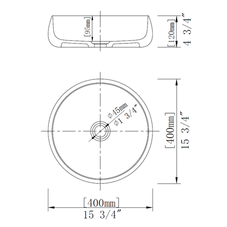 16" Transparent Bathroom Sink Glossy Red - BUILDMYPLACE