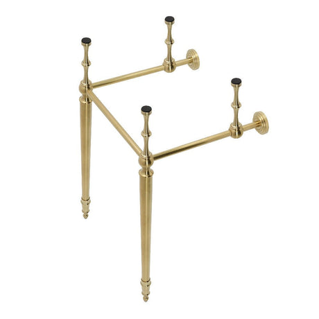 16" x 15" Edwardian Brass Console Sink Legs - BUILDMYPLACE