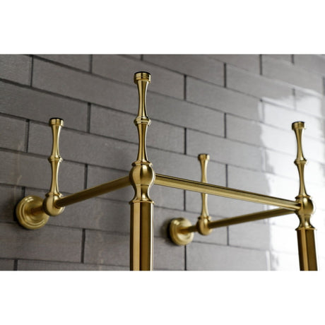 16" x 15" Edwardian Brass Console Sink Legs - BUILDMYPLACE