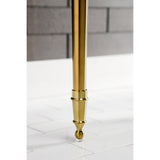 16" x 15" Edwardian Brass Console Sink Legs - BUILDMYPLACE