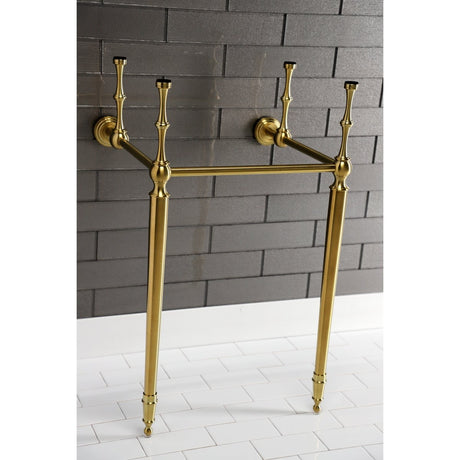 16" x 15" Edwardian Brass Console Sink Legs - BUILDMYPLACE