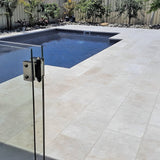 16 X 24 In Ivory Brushed & Chiseled Travertine - BUILDMYPLACE