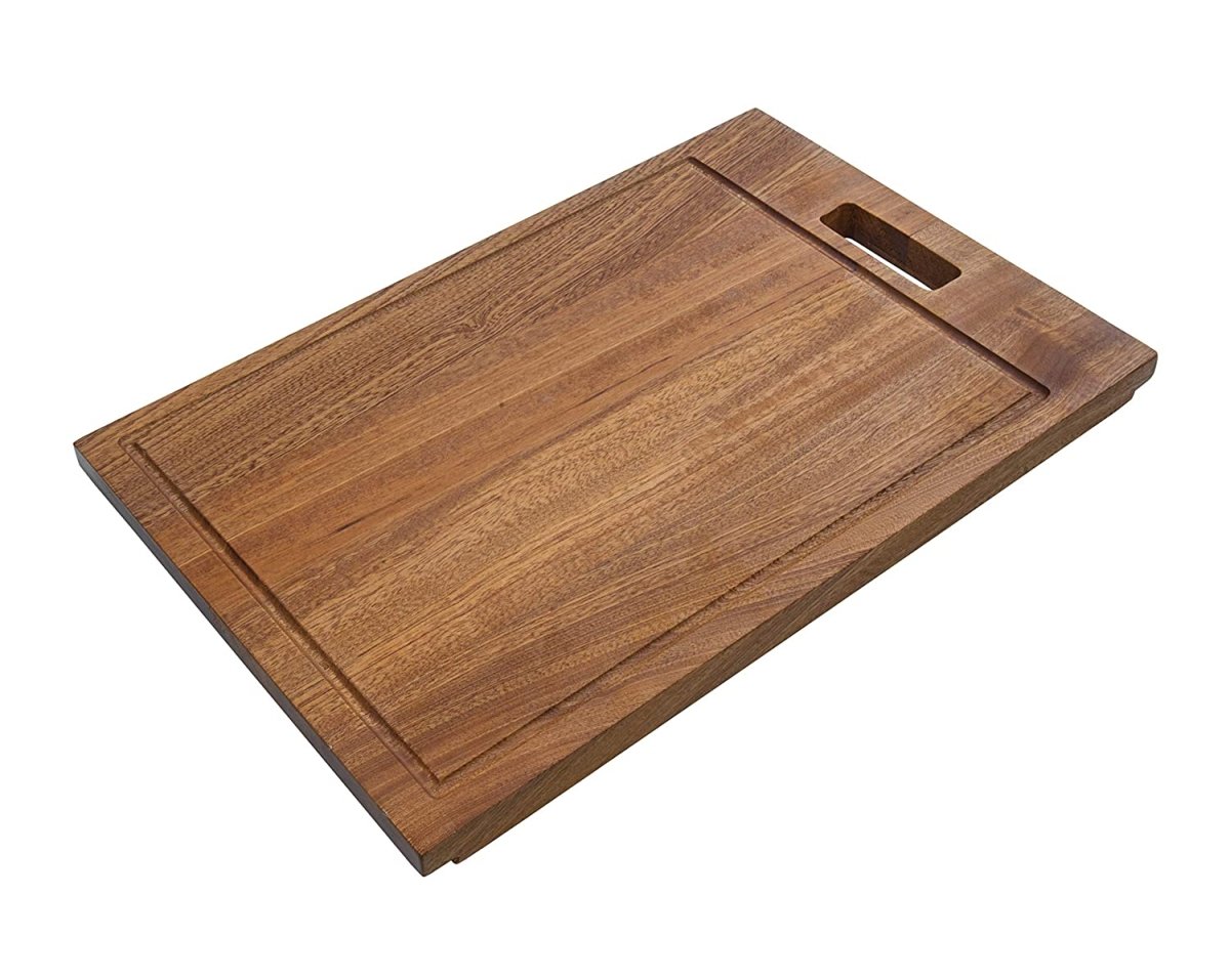 17 x 11 inch Solid Wood Cutting Board for Workstation Sink - BUILDMYPLACE